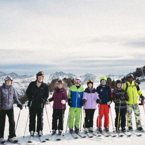 group lesson at gradient snow sport